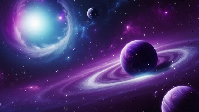 Amazing space stars and galaxy's background