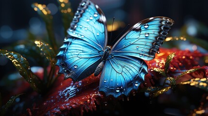 butterfly in the night