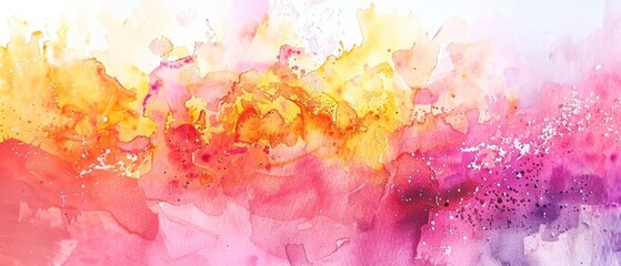 Fototapeta premium Abstract colorful watercolor background