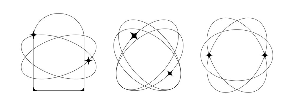 Geometric frame, Stardust frame, Twinkle frame, decorating various festivals ornament design vector illustration ready to use