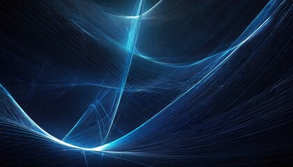"Contours of the Unknown: Dark Blue Abstract Realms Unveiled"fractal, light, design, wallpaper, pattern, texture, blue, illustration, fantasy, space, wave, backdrop, digital, 