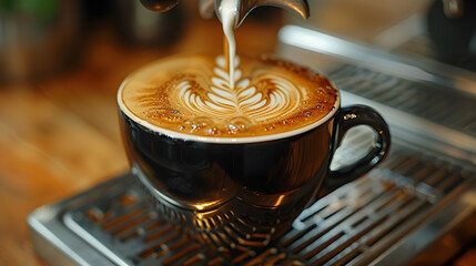 Every cup of coffee tells a story. Each step is a testament to the barista's skill. Masterpiece in a mug.
