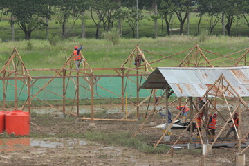 The foundation is the main thing in building construction