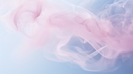 Soft pastel smoke creating a serene and peaceful mood - obrazy, fototapety, plakaty