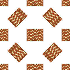 Pattern homemade cookie different taste in pastry biscuit