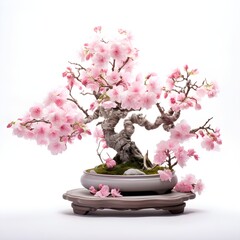 Cherry Blossom Bonsai: A bonsai tree adorned with delicate cherry blossoms