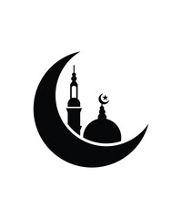 mosque icon, vector best flat icon.