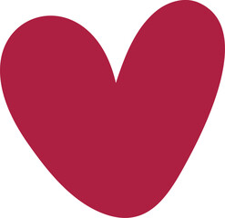 red heart love illustration