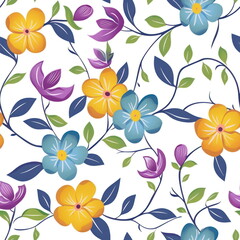 flower background, seamless pattern, wallpaper
