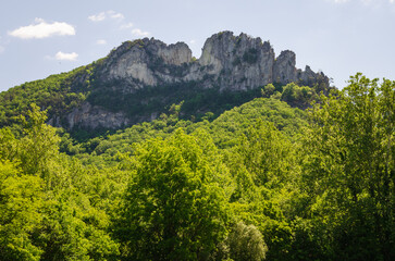 The Seneca Rocks, Rock Climbing Destination Spruce Knob-Seneca Rocks National Recreation Area, Park...