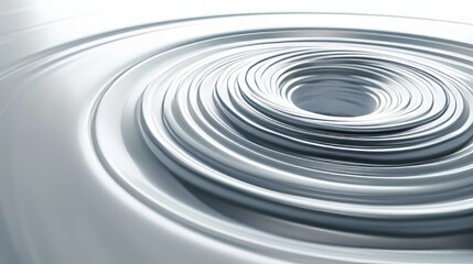 Hypnotic patterns swirling and morphing in a mesmerizing display on a blank white surface