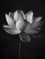  a black background that conveys calm and serenity