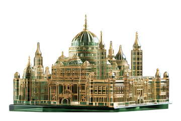 city parliament building isolated on a Transparent background. Generative AI