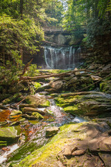 Elakala Falls at Blackwater Falls State Park in West Virginia