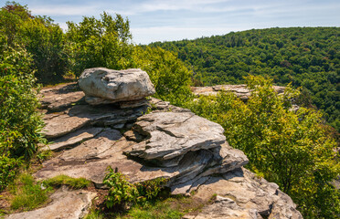 Overlook at Blackwater Falls State Park in West Virginia