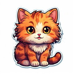 Obraz premium cat sticker2