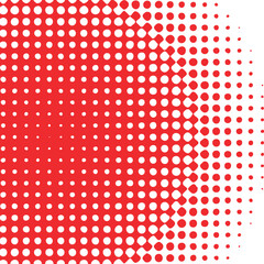 Bright polka dot pop art halftone pattern
