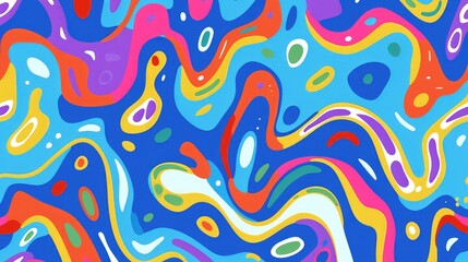 Fototapeta na wymiar Abstract colorful pattern background seamless texture