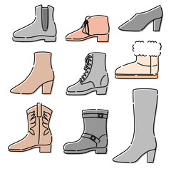 ブーツ　セット