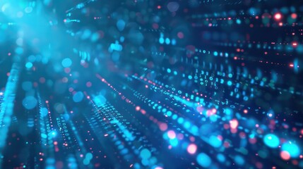 Naklejka premium background Futuristic computer network and advanced internet network connection