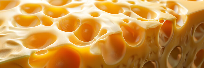 Closeup of a piece of cheese