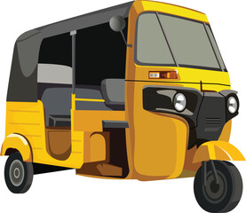 tuk tuk vector template design , White background