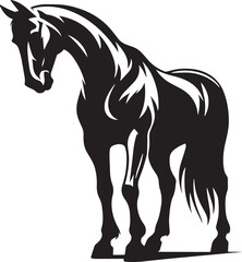 Shadowfax silhouette of horse -AuroraThunderhoof-Stardust-Phoenix Horse Silhouette	