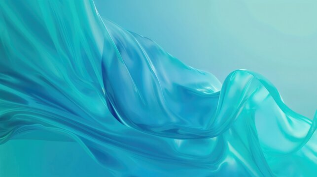 Modern Abstract Wallpaper. Blue and Turquoise Contemporary Background.
