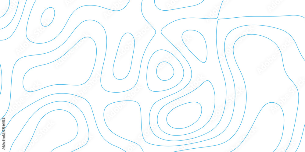Poster abstract design with seamless pattern with lines topographic map. geographic mountain relief. retro 