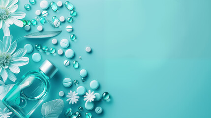 Tablets mockup with copy space.