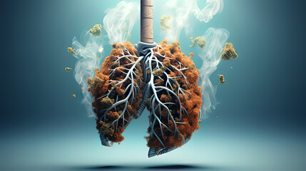 Smoking is harmful to health, Pollution from industrial waste is harmful to humanity.