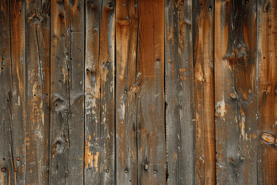 rustic wooden background wall, Generative Ai