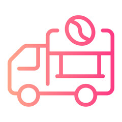 cafeteria gradient icon