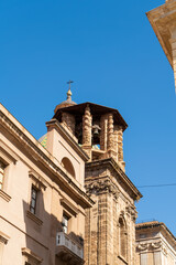 Palermo, Sicily, Italy. San Giuseppe dei Teatini - Catholic Church. Sunny summer day