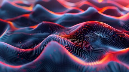 Fototapeta premium abstract fluid waves wallpaper background