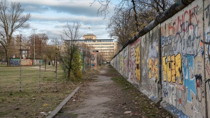 Against the backdrop of a united Berlin, the East Side Berlin Wall's remnants serve as a powerful symbol of remembrance and reconciliation, a solemn tribute to the city's journey towards healing and