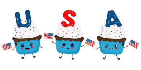 USA cupcake
