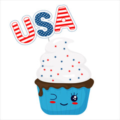 USA cupcake