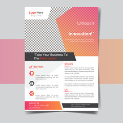 corporate Flyer design Layout template.