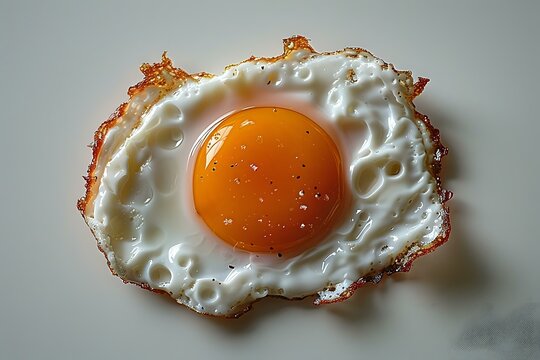 Natural Beauty of Ingredients: Softly Cooked Fried Egg