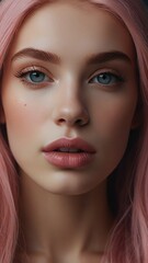 close up portrait of a woman