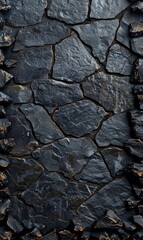 Textured cobblestone pavement in grey tones. - obrazy, fototapety, plakaty