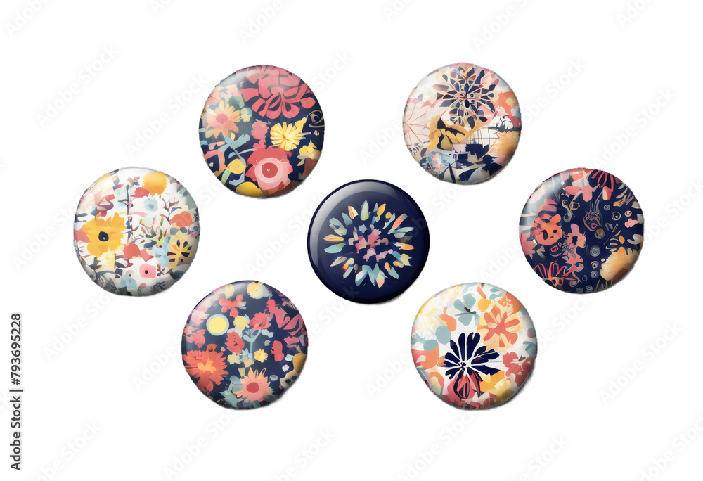 Poster badges design set7 pattern