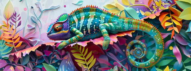 Chameleon Rupture: A Vivid Break from Reality