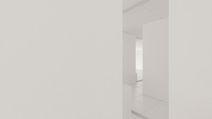 interior of a house - background for videocalls - made in blender