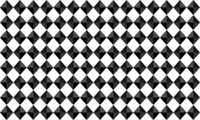 seamless pattern with black and white diamond square on white background for cloth pattern , floor tiles,wallpaper ,curtain,tiles pattern, home decorating design