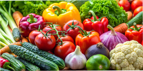 Various vegetables, wallpaper, background, food, vegetables, prepared food, macro, vitamins, healthy food, generated by AI