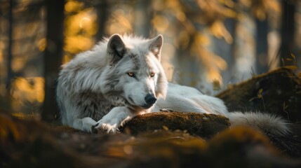 portrait photograph of wolfs, suitable for digital and print