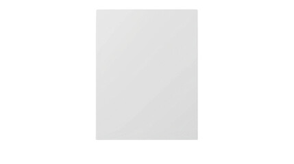 Blank white canvas on the transparent background, PNG Format