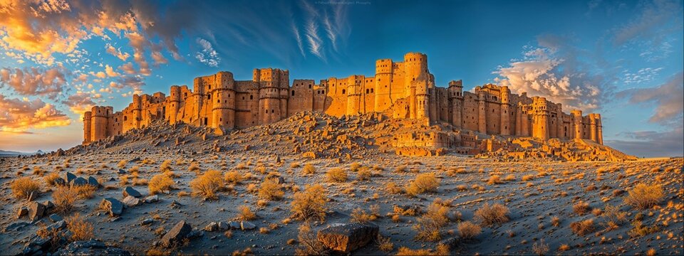 sunset in the mountains